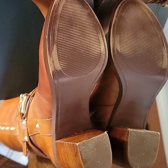 Michael Kors brown leather tall boots sz 7 - Picture 9 of 9